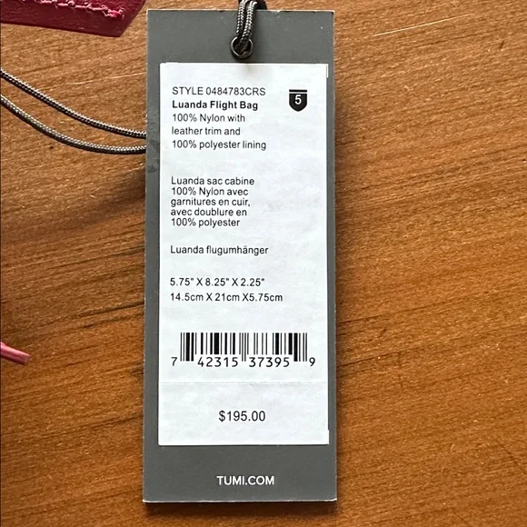 Tumi Voyageur Crossbody New - Picture 3 of 6
